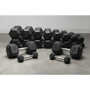 Rubber Hex Dumbbell